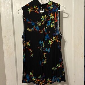 Tropical casual tank top